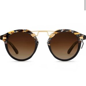 KREWE STL II | COBRA TO BLACK 24K, like new, sunglasses